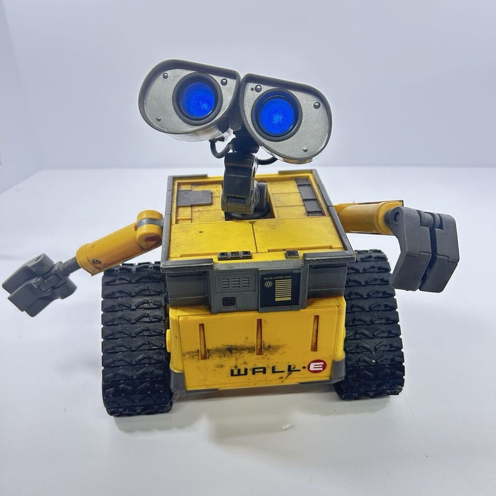 Disney Pixar WALL-E Talking Action Figure 2008 Thinkway Toys Tested Working